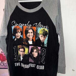 Torrid Black and Gray Long Sleeve Tee